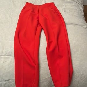 Red Zara pants